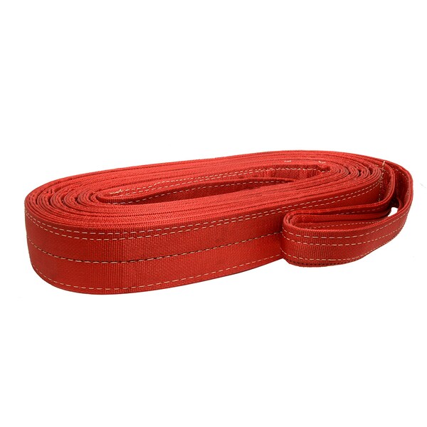 Polyester slings, 13.12 ft L, Red
